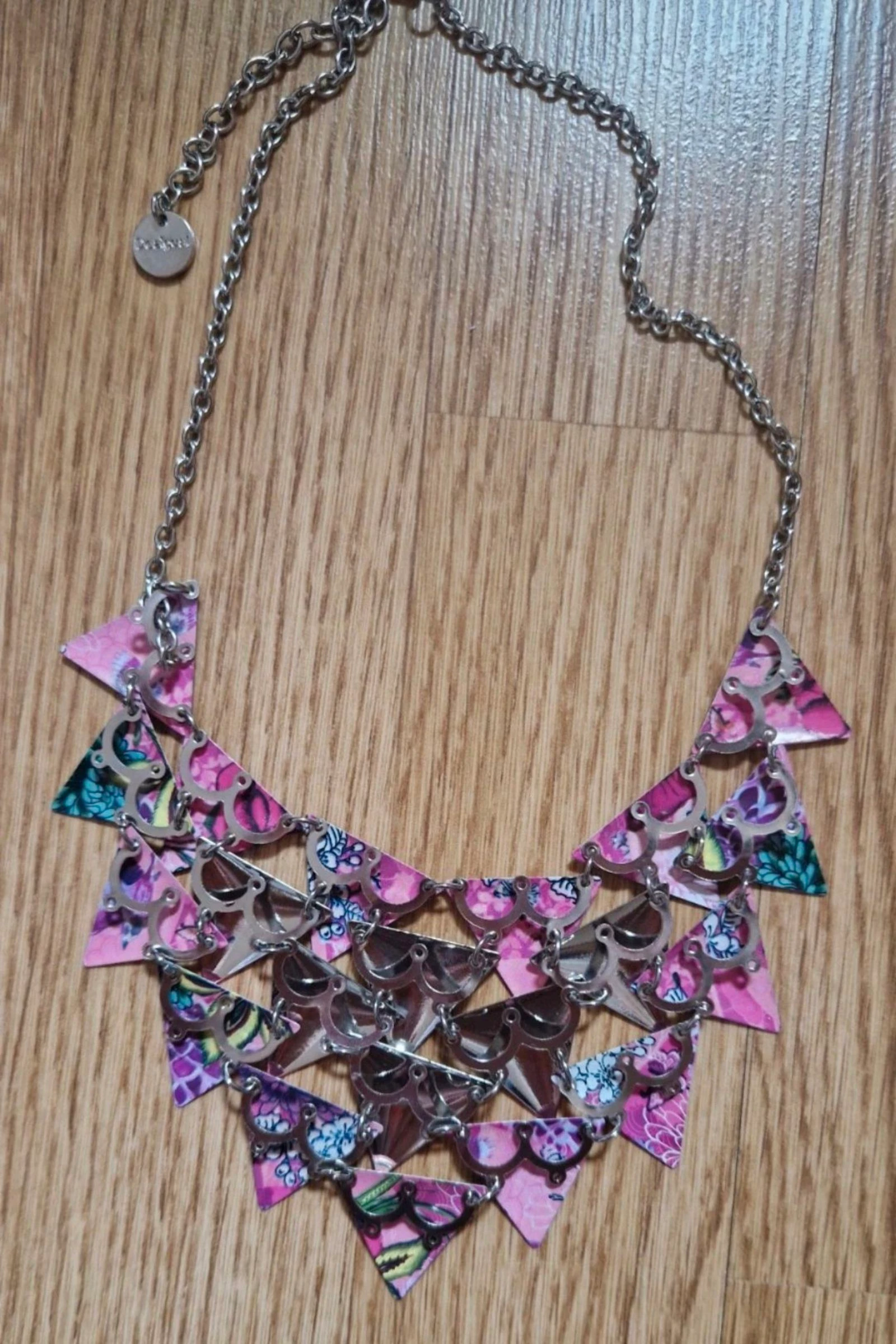 Collar Desigual boho triángulos flores 🌸 – photo 7